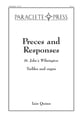 Preces and Responses St Johns Wilmington SA choral sheet music cover